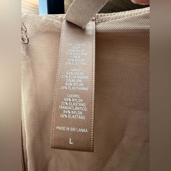 NWT Skims Scoop Neck Jumpsuit Bodysuit Large Sienna - Picture 5 of 8